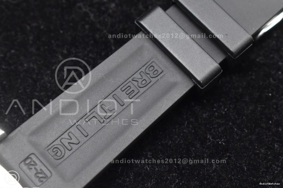 1:1 Rehaut Rubber Bezel Strap TF Best Edition with On Yellow Casual Black and Automatic Superocean 471 A Dial Black 44 1117